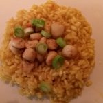 Zalm teriyaki met witte rijst