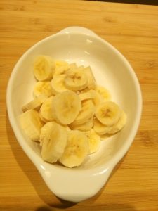 Karbonade met gebakken banaan