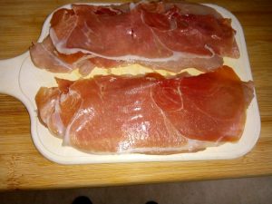 Cordon bleu met rauwe ham